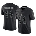 Parkc C.Browns #44 Harold Fannin Jr. Player Black Reflective Home Game Stitched Jerseys