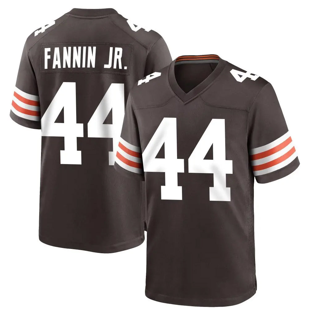 Parkc C.Browns #44 Harold Fannin Jr. Player Brown Home Game Stitched Jerseys