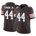 Parkc C.Browns #44 Harold Fannin Jr. Player Brown Vapor F.U.S.E. Limited Home Game Stitched Jerseys