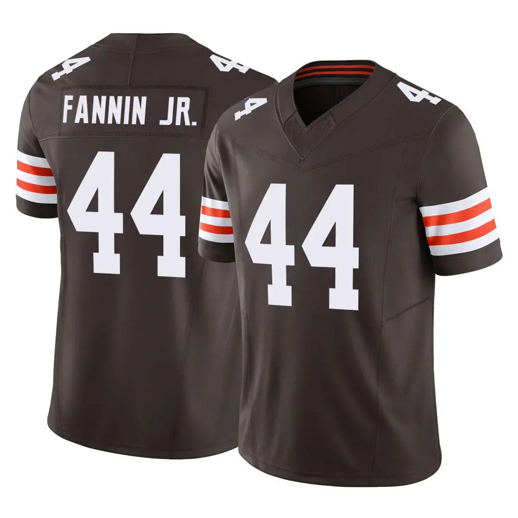 Parkc C.Browns #44 Harold Fannin Jr. Player Brown Vapor F.U.S.E. Limited Home Game Stitched Jerseys