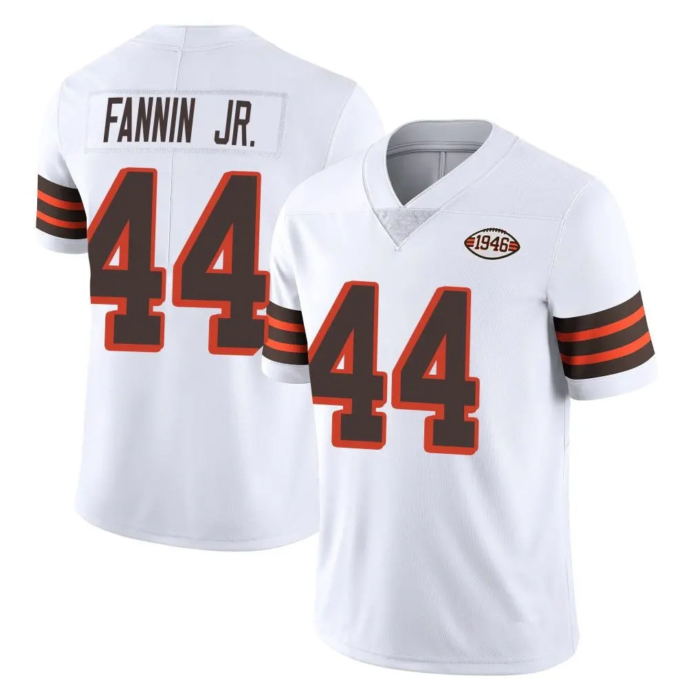 Parkc C.Browns #44 Harold Fannin Jr. Player White Limited  Vapor 1946 Collection Alternate Game Stitched Jerseys