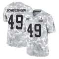 Parkc C.Browns #49 Carson Schwesinger Player Arctic Camo Salute to Service Limited Home Game Stitched Jerseys