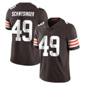 Parkc C.Browns #49 Carson Schwesinger Player Brown Color Vapor Untouchable Limited Home Game Stitched Jerseys