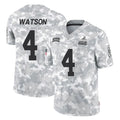 Parkc C.Browns #4 Deshaun Watson Player Arctic Camo Salute to Service Limited Home Game Stitched Jerseys