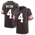 Parkc C.Browns #4 Deshaun Watson Player Brown Home Game Stitched Jerseys