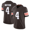 Parkc C.Browns #4 Deshaun Watson Player Brown Vapor F.U.S.E. Limited Home Game Stitched Jerseys