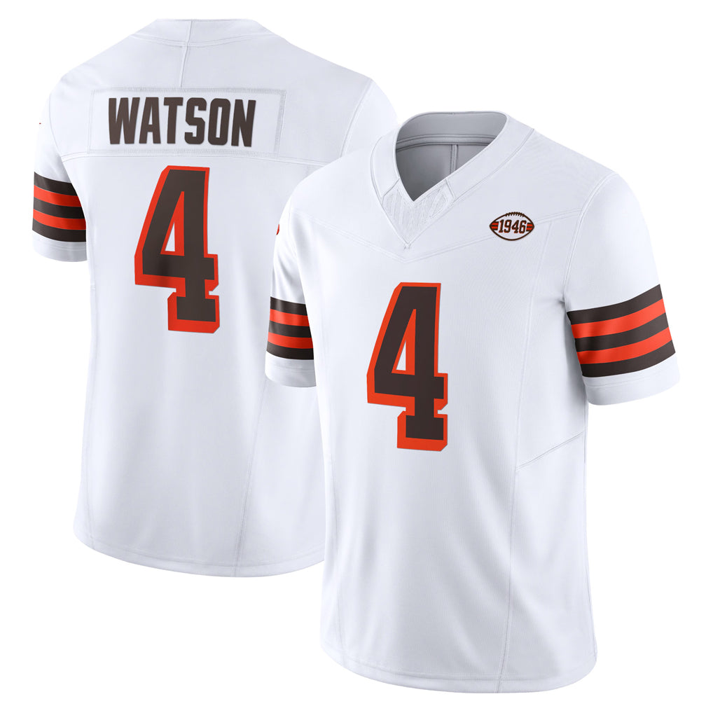 Parkc C.Browns #4 Deshaun Watson Player White Limited Vapor F.U.S.E. Alternate Game Stitched Jerseys