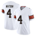 Parkc C.Browns #4 Deshaun Watson Player White Vapor F.U.S.E. Limited Home Game Stitched Jerseys