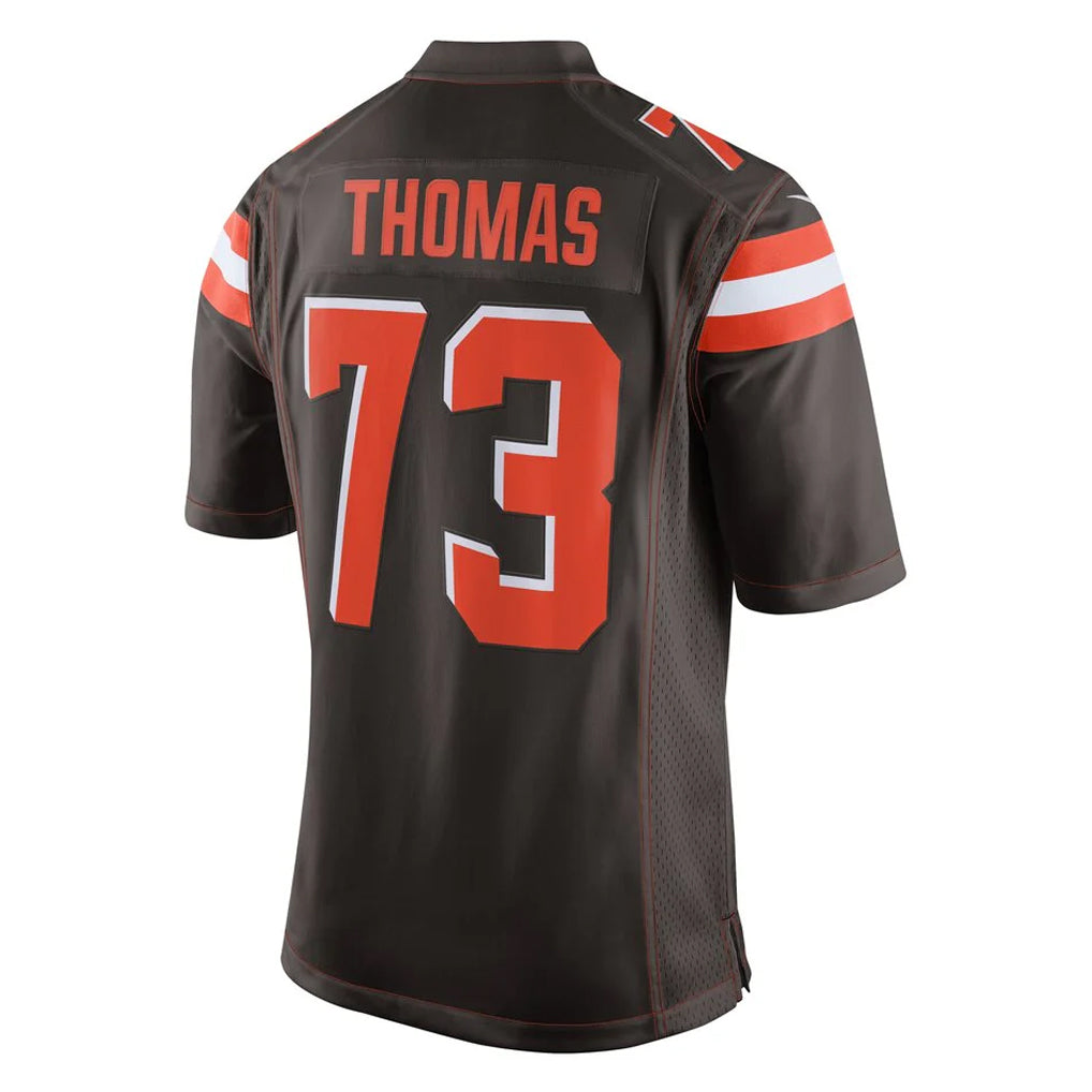 Parkc C.Browns #73 Joe Thomas Player Brown Vapor Limited Home Game Stitched Jerseys