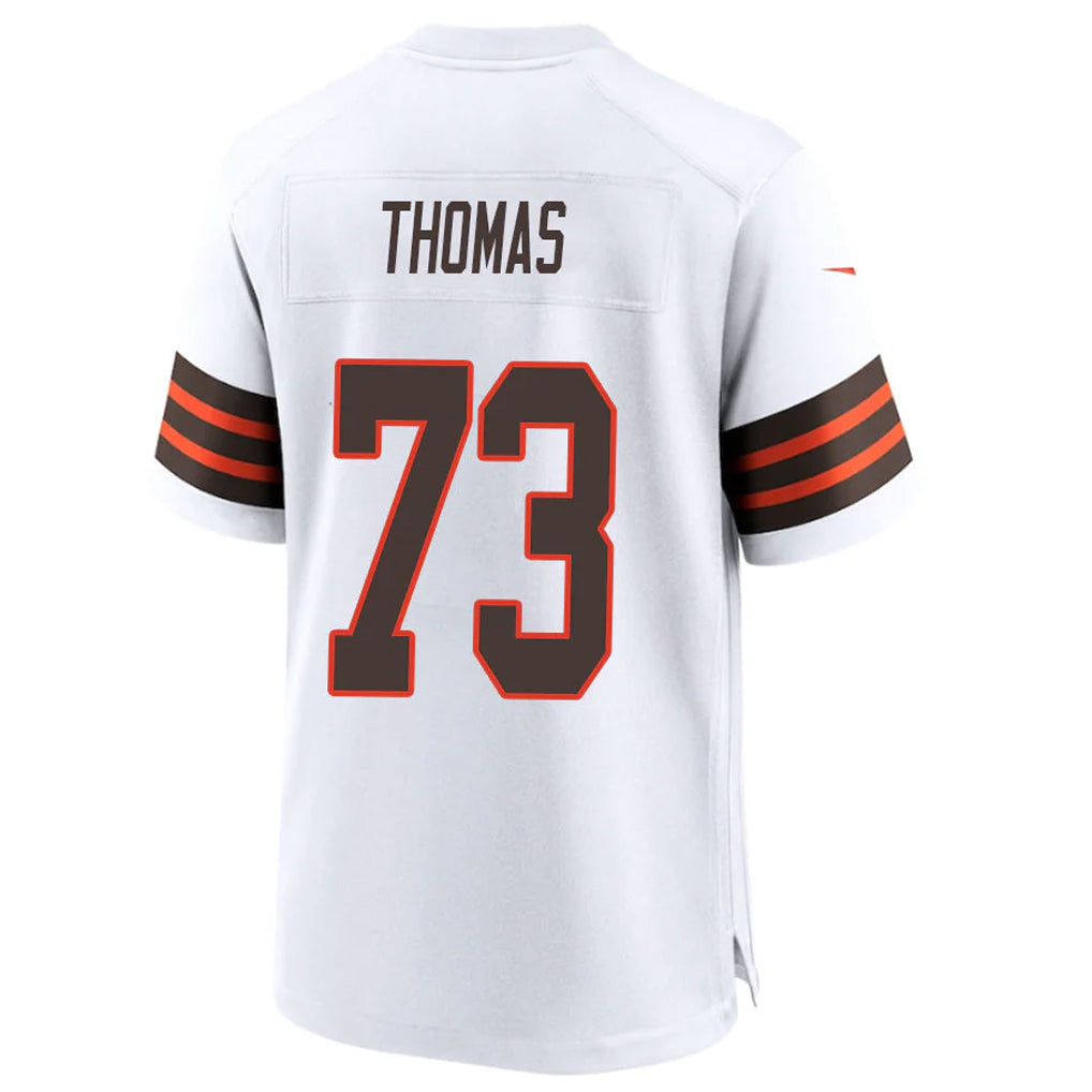 Parkc C.Browns #73 Joe Thomas Player White Alternate Home Game Stitched Jerseys