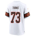 Parkc C.Browns #73 Joe Thomas Player White Alternate Home Game Stitched Jerseys