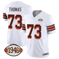 Parkc C.Browns #73 Joe Thomas Player White Limited Vapor F.U.S.E. Alternate Game Stitched Jerseys