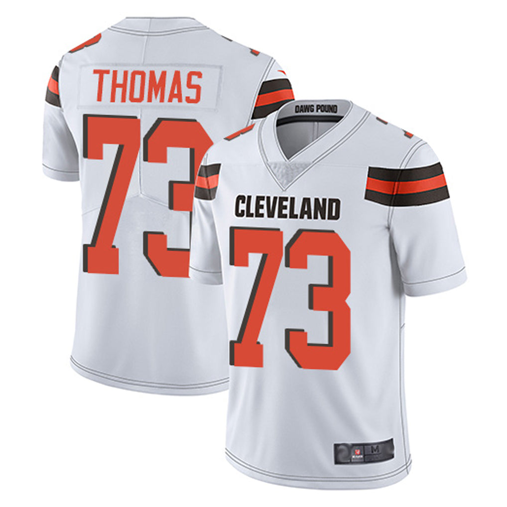 Parkc C.Browns #73 Joe Thomas Player White Vapor Limited Home Game Stitched Jerseys
