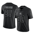 Parkc C.Browns #80 Jamari Thrash Player Black Reflective Home Game Stitched Jerseys