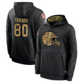 Parkc C.Browns #80 Jamari Thrash Player Black Salute to Service Pullover Hoodies Limited Stitched Jerseys