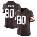 Parkc C.Browns #80 Jamari Thrash Player Brown Color Vapor Untouchable Limited Home Game Stitched Jerseys