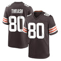 Parkc C.Browns #80 Jamari Thrash Player Brown Home Game Stitched Jerseys
