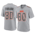 Parkc C.Browns #80 Jamari Thrash Player Gray Atmosphere Fashion Game Stitched Jerseys