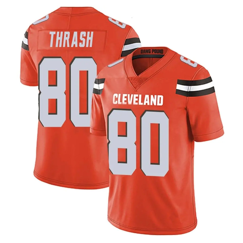 Parkc C.Browns #80 Jamari Thrash Player Orange Alternate Vapor Untouchable Limited Home Game Stitched Jerseys
