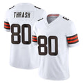 Parkc C.Browns #80 Jamari Thrash Player White Vapor F.U.S.E. Limited Home Game Stitched Jerseys
