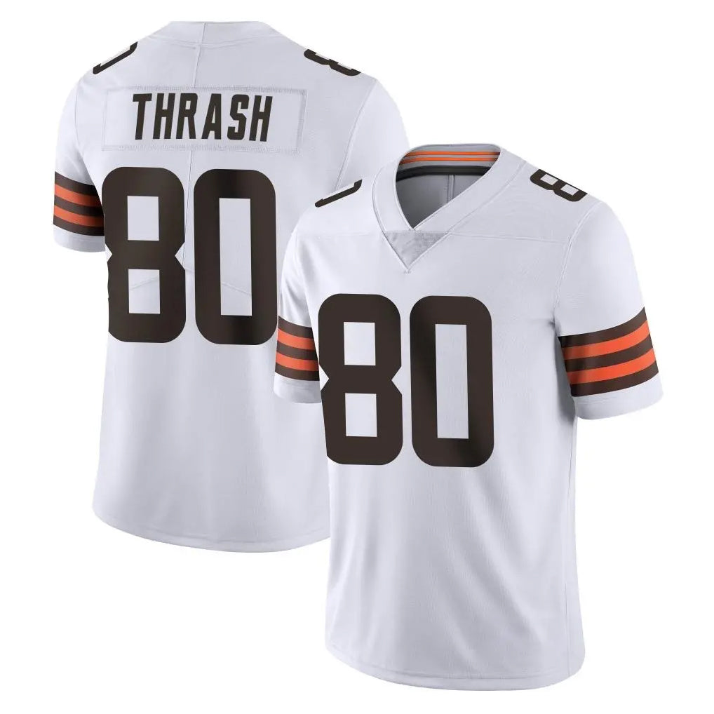 Parkc C.Browns #80 Jamari Thrash Player White Vapor Untouchable Limited Home Game Stitched Jerseys