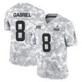 Parkc C.Browns #8 Dillon Gabriel Player Arctic Camo Salute to Service Limited Home Game Stitched Jerseys