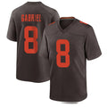 Parkc C.Browns #8 Dillon Gabriel Player Brown Alternate Home Game Stitched Jerseys
