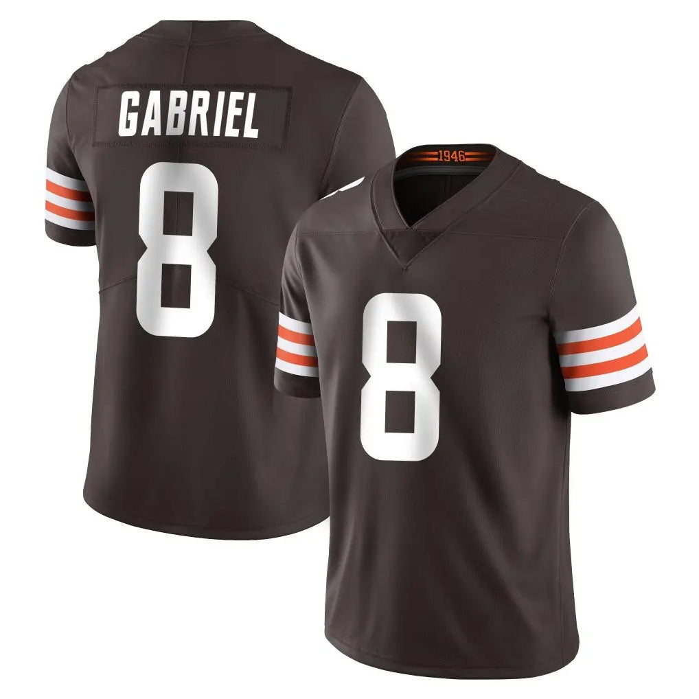 Parkc C.Browns #8 Dillon Gabriel Player Brown Color Vapor Untouchable Limited Home Game Stitched Jerseys