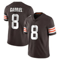 Parkc C.Browns #8 Dillon Gabriel Player Brown Color Vapor Untouchable Limited Home Game Stitched Jerseys