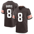 Parkc C.Browns #8 Dillon Gabriel Player Brown Home Game Stitched Jerseys