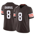 Parkc C.Browns #8 Dillon Gabriel Player Brown Vapor F.U.S.E. Limited Home Game Stitched Jerseys
