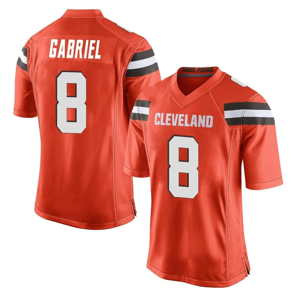 Parkc C.Browns #8 Dillon Gabriel Player Orange Home Game Stitched Jerseys