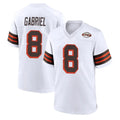 Parkc C.Browns #8 Dillon Gabriel Player White Alternate Home Game Stitched Jerseys