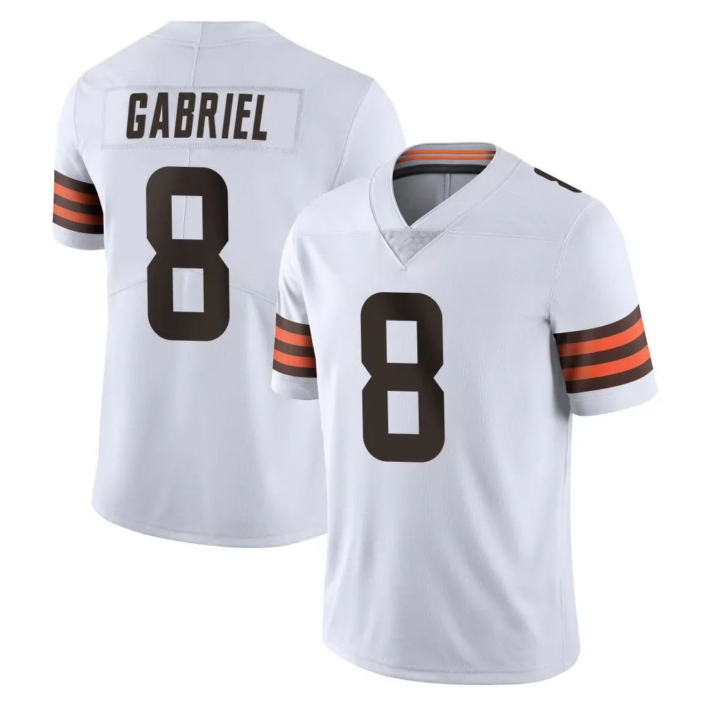 Parkc C.Browns #8 Dillon Gabriel Player White Vapor Untouchable Limited Home Game Stitched Jerseys