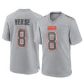 Parkc C.Browns #8 Jared Verse Player Gray Atmosphere Fashion Game Stitched Jerseys