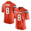Parkc C.Browns #8 Jared Verse Player Orange Home Game Stitched Jerseys