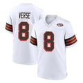 Parkc C.Browns #8 Jared Verse Player White Alternate Home Game Stitched Jerseys