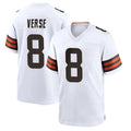 Parkc C.Browns #8 Jared Verse Player White Home Game Stitched Jerseys