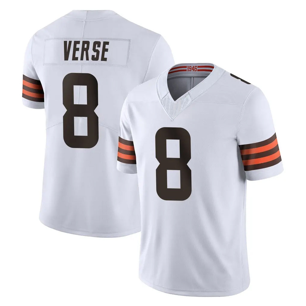 Parkc C.Browns #8 Jared Verse Player White Vapor F.U.S.E. Limited Home Game Stitched Jerseys