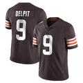 Parkc C.Browns #9 Grant Delpit Player Brown Color Vapor Untouchable Limited Home Game Stitched Jerseys