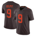 Parkc C.Browns #9 Grant Delpit Player Brown Limited Vapor F.U.S.E. Alternate Game Stitched Jerseys