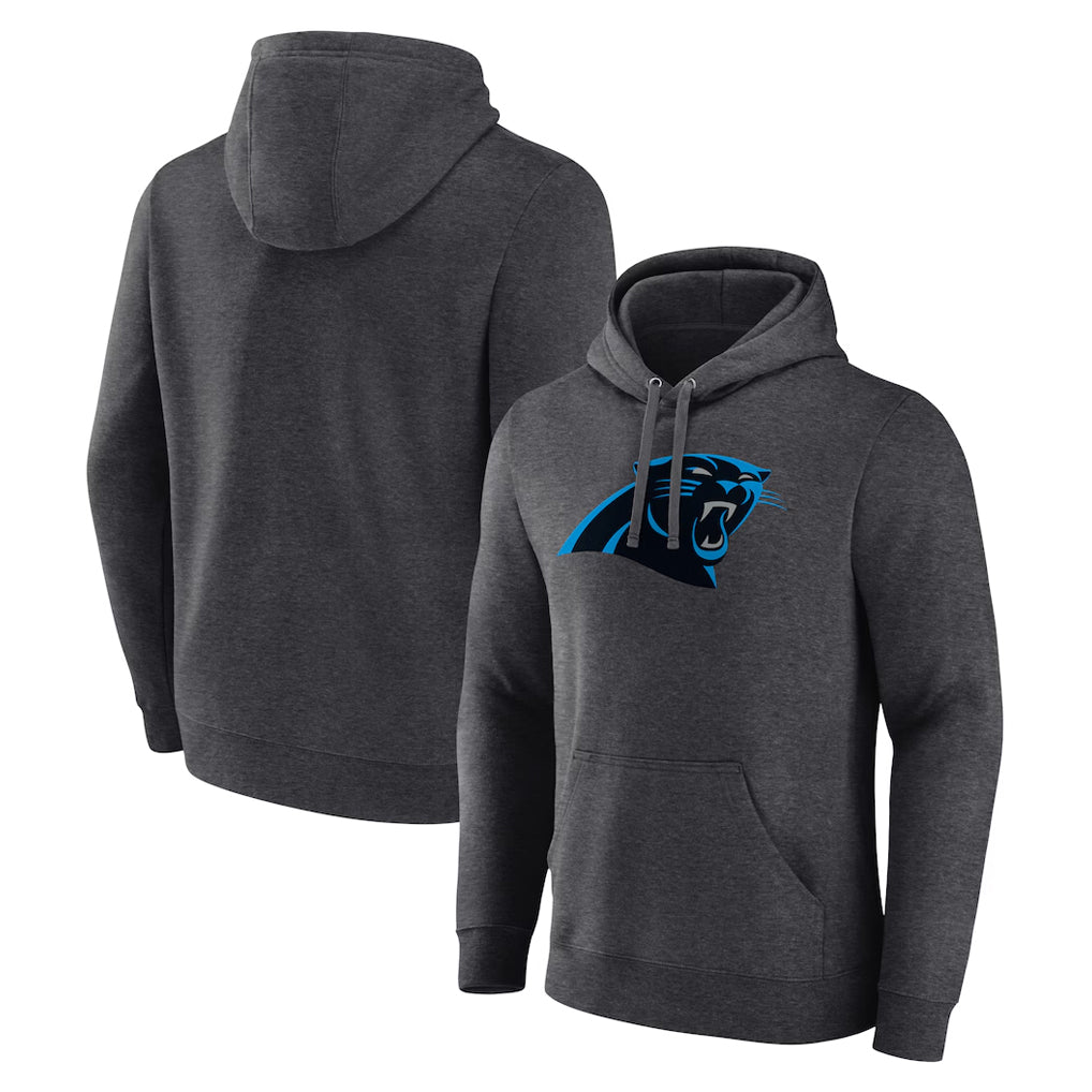 Parkc C.Panthers Gray Salute to Service Pullover Hoodies Blank Player Stitched Jerseys