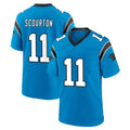 Parkc C.Panthers #11 Nic Scourton Player Blue Home Game Stitched Jerseys