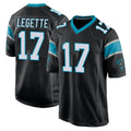 Parkc C.Panthers #17 Xavier Legette Player Black Game Stitched Jerseys