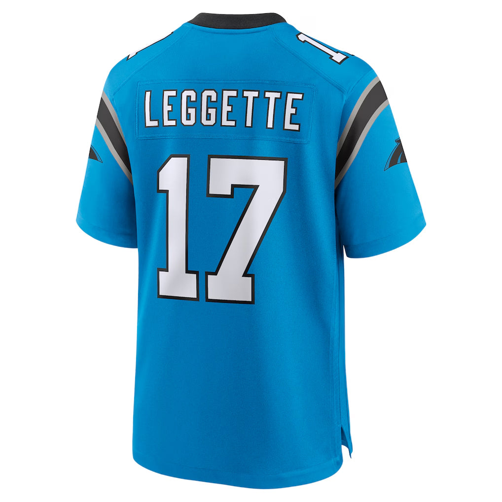 Parkc C.Panthers #17 Xavier Legette Player Blue Home Game Stitched Jerseys