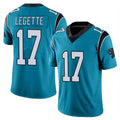 Parkc C.Panthers #17 Xavier Legette Player Blue Vapor Untouchable Limited Game Stitched Jerseys