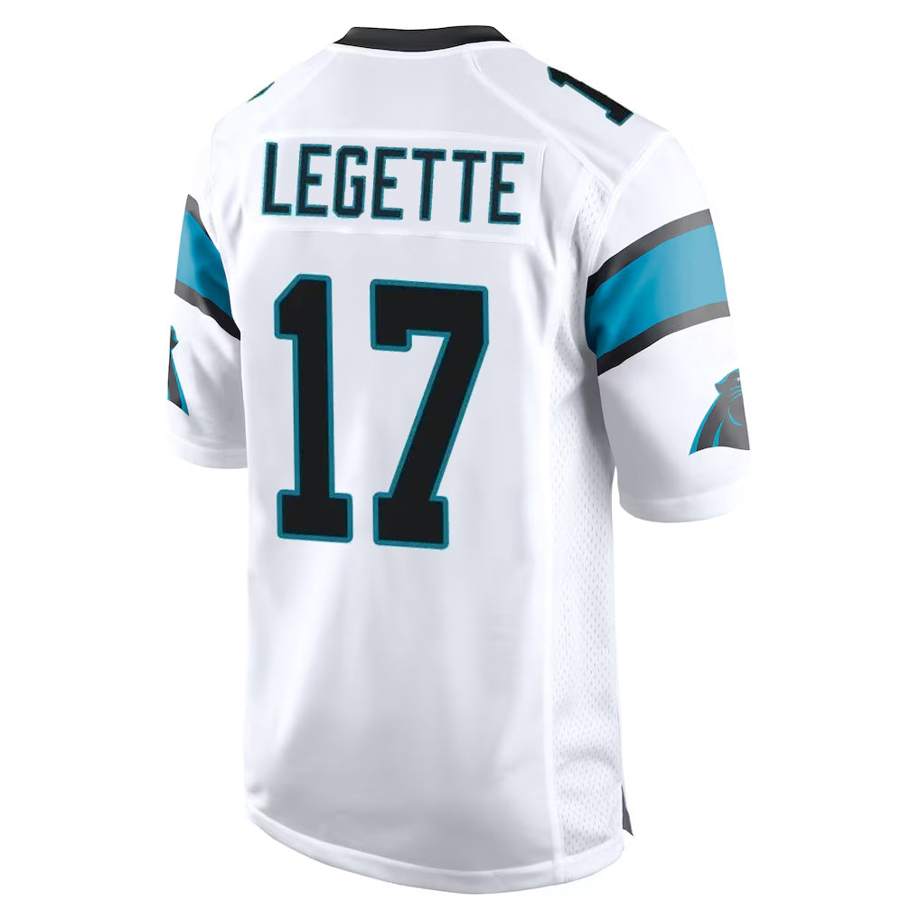Parkc C.Panthers #17 Xavier Legette Player White Game Stitched Jerseys