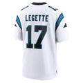 Parkc C.Panthers #17 Xavier Legette Player White Home Game Stitched Jerseys