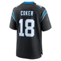 Parkc C.Panthers #18 Jalen Coker Player Black Home Game Stitched Jerseys