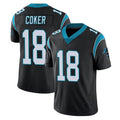 Parkc C.Panthers #18 Jalen Coker Player Black Vapor Untouchable Limited Game Stitched Jerseys